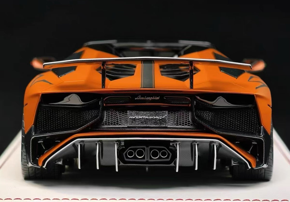 Davis&Giovanni 1/18 lamborghini lp750-4 sv matte orange custom – limited to 8 pcs