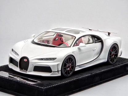 HH 1/18 Bugatti Chiron SS Limited Resin Model – White Edition