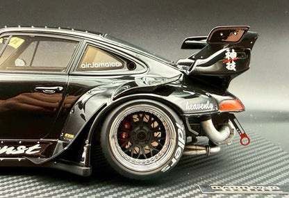 Ignition Model Porsche 911 (993) RWB Black 1/18 Resin Model