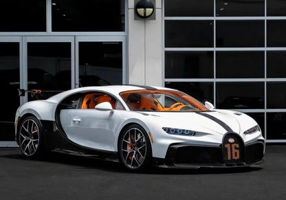 Davis & Giovanni 1/18 Bugatti Chiron Pur Sport “Red Dragon” – White/Orange – Limited to 20