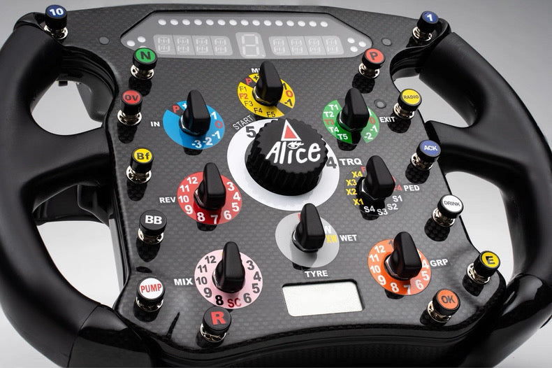 Amalgam 1:1 Ferrari F2008 Formula 1 Steering Wheel Resin Replica