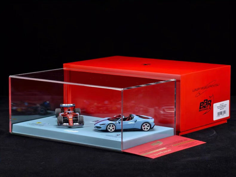 BBR 1/43 Ferrari SF-24 & 296 GTS Miami Special Livery Double Set