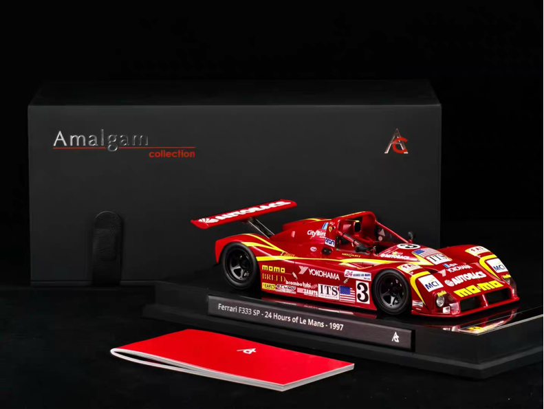Amalgam 1/18 Ferrari F333 SP Le Mans 1997 #3 Resin Model
