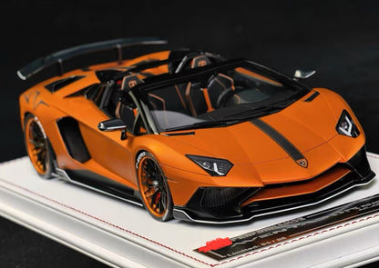 Davis&Giovanni 1/18 lamborghini lp750-4 sv matte orange custom – limited to 8 pcs