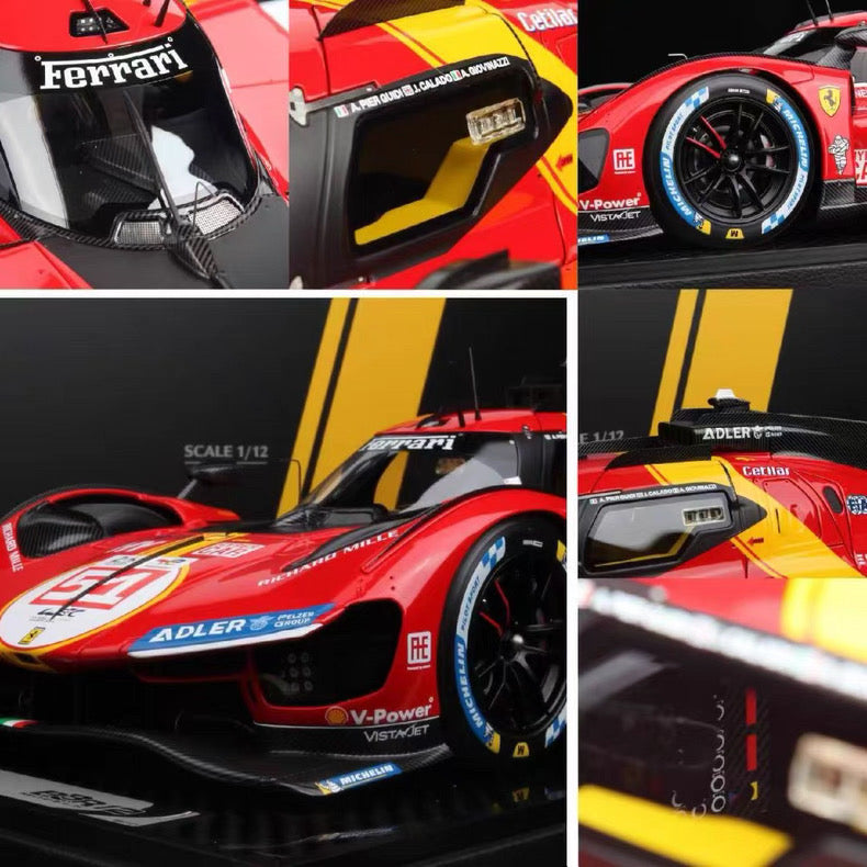 BBR 1/12 Ferrari 499P #51 Le Mans 2023 Resin Model