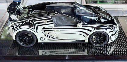Dino Model 1/18 Bugatti Veyron Supercar Resin Model – Night Glow Blue Limited Edition