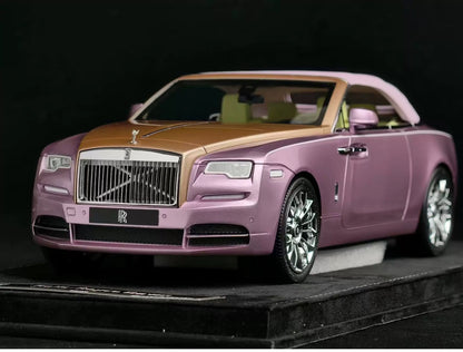 HH 1/18 Rolls-Royce Dawn Purple & Gold Two-Tone Resin Model