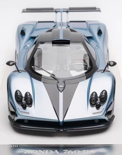 HH Model 1/18 Pagani Zonda 760 Coupe Azzurro Thetys Limited 10