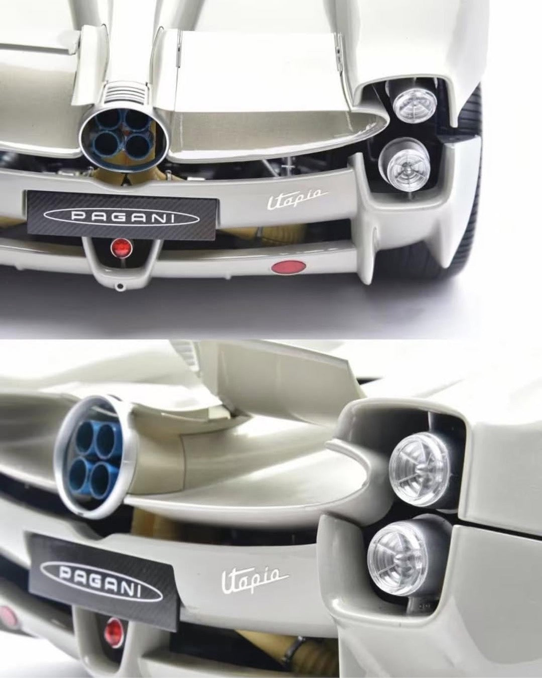 Pocher 1/8 Pagani Utopia Coupé Rinascimento Lucido – Finished Display Model – Rare in Stock
