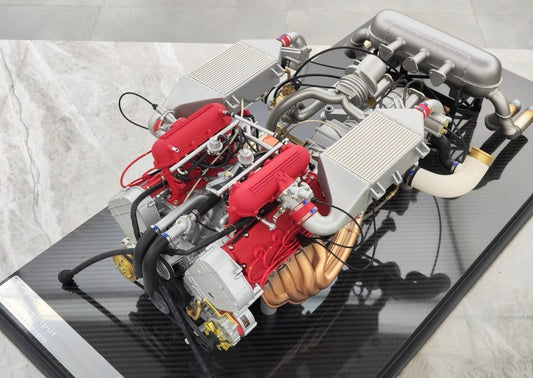 1/4 Scale Ferrari 288 GTO Engine Handcrafted Resin Display Model