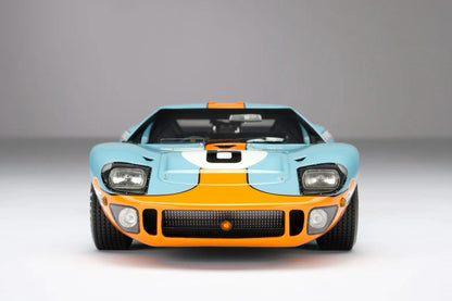 Amalgam 1/18 Ford GT40 1969 Le Mans Winner No.6 Gulf Livery Resin Model