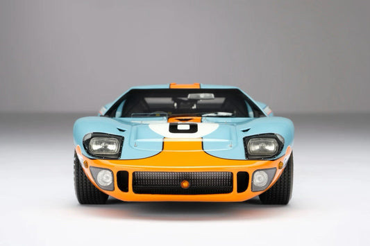 Amalgam 1/18 Ford GT40 1969 Le Mans Winner No.6 Gulf Livery Resin Model