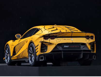 Amalgam 1/18 Ferrari 812 MVS ART Auction Edition Resin Model