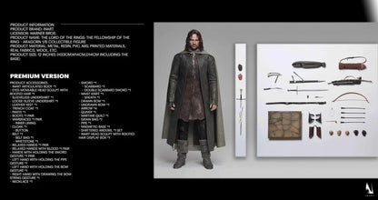 INART 1/6 Aragorn The Lord of the Rings Figure (Ranger Version)