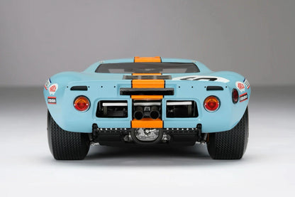 Amalgam 1/18 Ford GT40 1969 Le Mans Winner No.6 Gulf Livery Resin Model