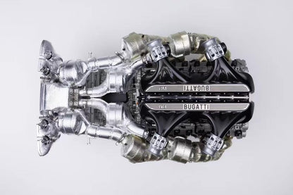 Amalgam 1/4 Bugatti Chiron V16 Engine & Gearbox Limited Edition Model