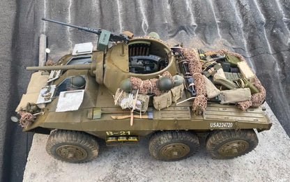 1/6 Scale WWII U.S. M8 Greyhound Armored Car Full Interior Display Model