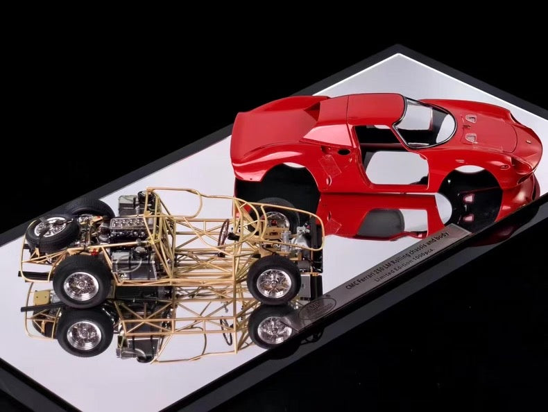 CMC 1/18 Ferrari 250 GTO M-269 Skeleton & Body Set | Diecast Model | Collector Grade