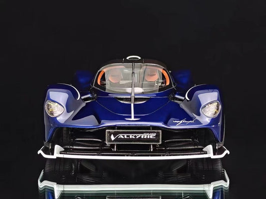 Frontiart 1/18 Aston Martin Valkyrie Silver Blue Resin Model Limited Edition