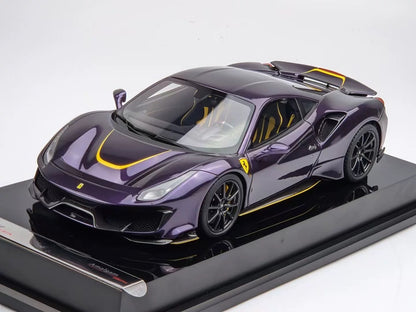 Amalgam 1/18 Ferrari 488 Pista Viola Resin Model