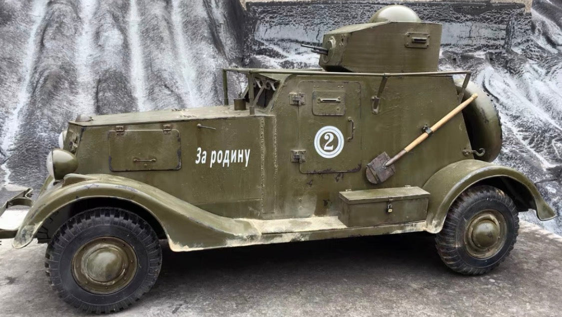 1/6 Scale WWII Soviet BA-20 Armored Reconnaissance Vehicle Model