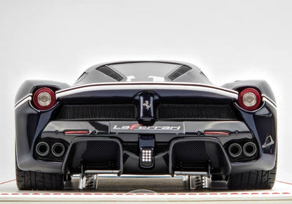 Davis & Giovanni 1/18 Ferrari LaFerrari Blue White Resin Model – Limited Collector’s Edition with Leather Base