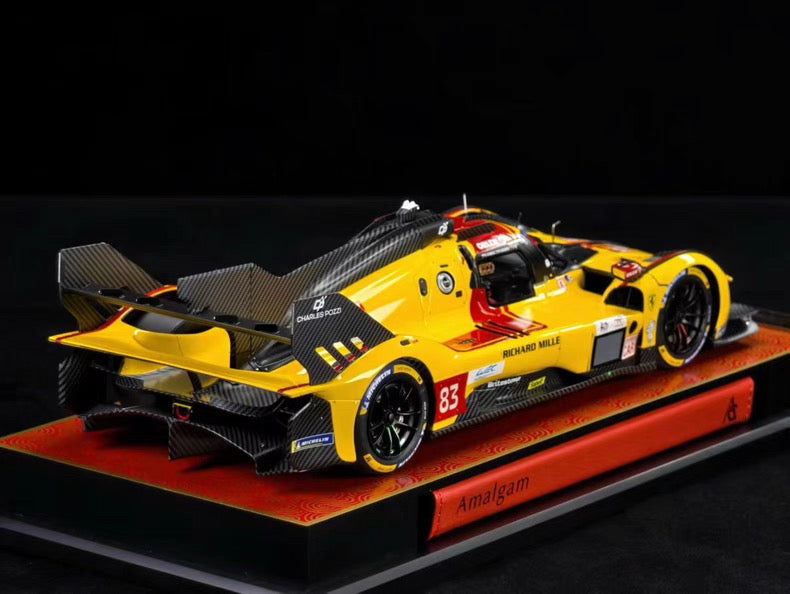 Amalgam 1/18 Ferrari 499P #83 2025 Le Mans Winner Resin Model