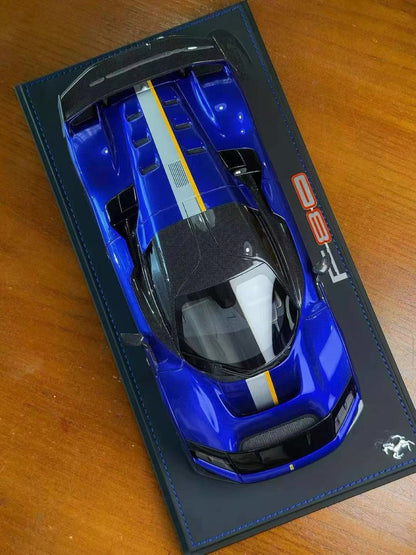 BBR 1/18 Ferrari F80 Resin Model – Metallic Blue