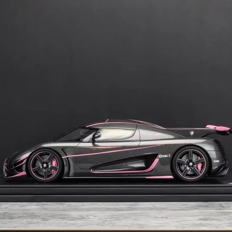 Frontiart 1/12 Koenigsegg One:1 Resin Model | Carbon Pink Edition | Collector Grade
