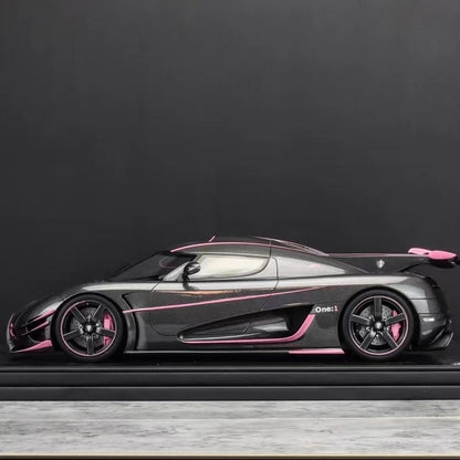 Frontiart 1/12 Koenigsegg One:1 Resin Model | Carbon Pink Edition | Collector Grade
