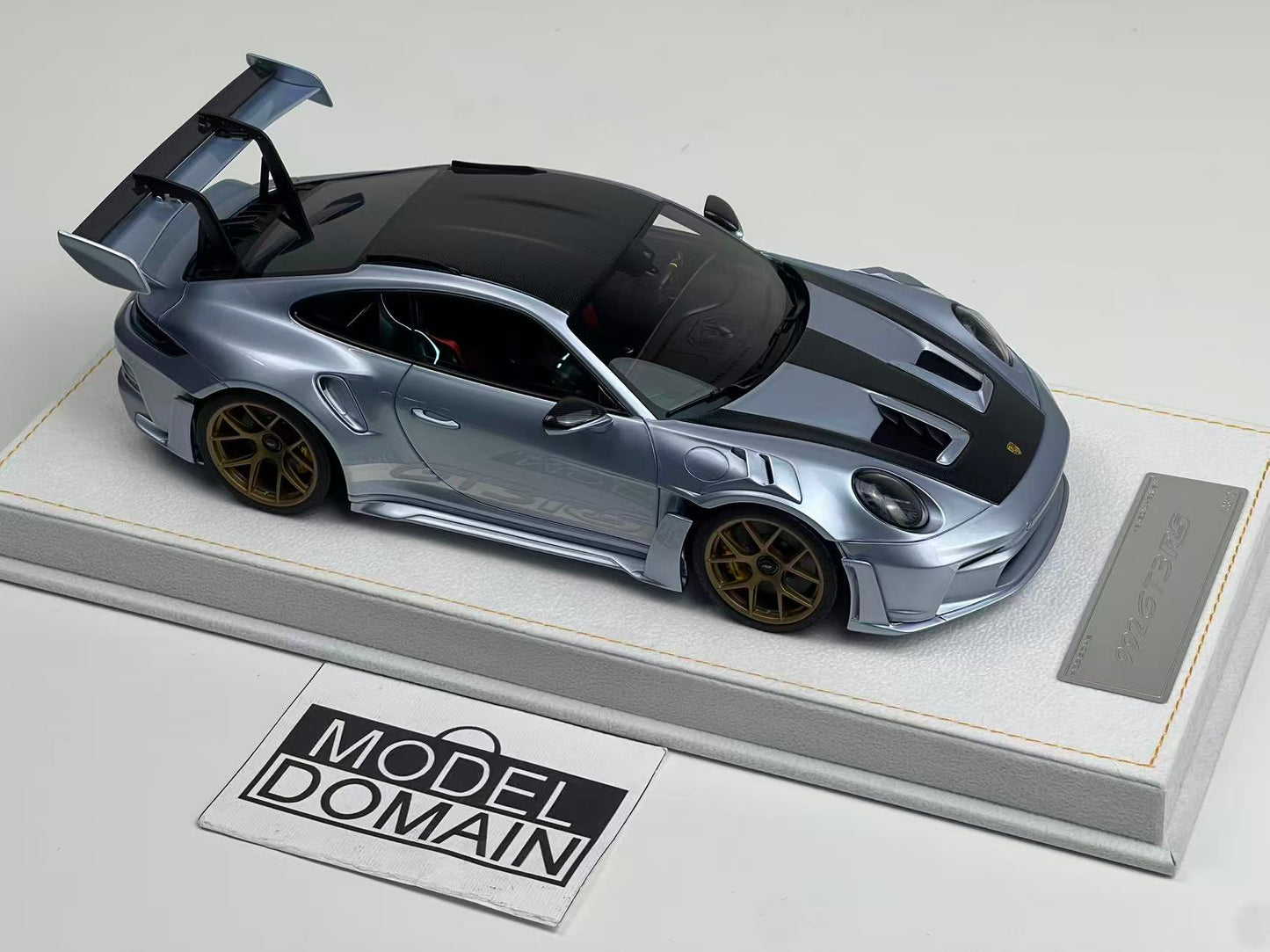 HH 1/18 Porsche 911 GT3 RS 992 Ice Blue Private Commission – Air Shipping