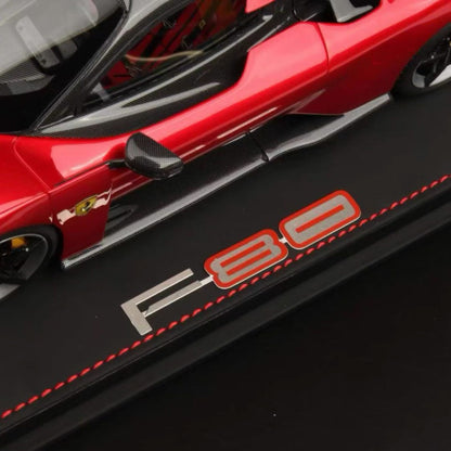 BBR 1/18 Ferrari F80 Metallic Red Resin Model