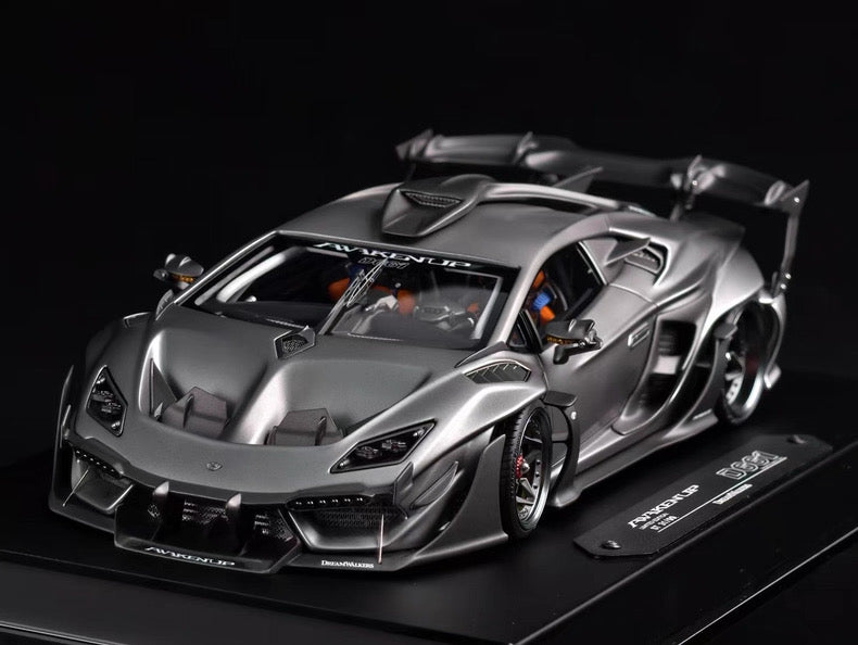 Dreampower 1/18 Lamborghini Huracán Awakenup D661 Grey | Resin Model