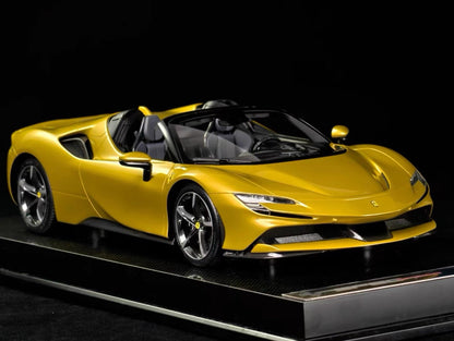 Amalgam 1:12 Ferrari SF90 Spider Resin Model – Open Top Supercar Collectible