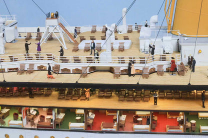 1/200 RMS Titanic Finished Model with Interior Structure – Museum-Grade Edition