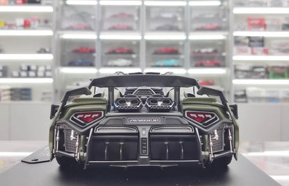 Dreamwalkers 1/18 Lamborghini Awakenup P61 Matte Battle Grey Resin Model