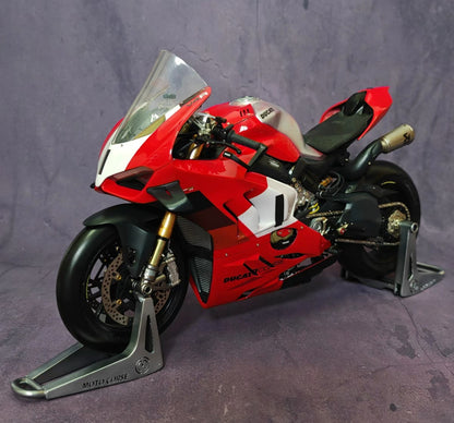 1/6 Ducati V4R Civilian Racing Version Motorcycle Resin Model | 310+ Parts | Red/White | Pre-order Only