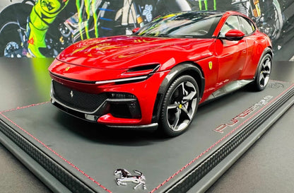BBR Ferrari Purosangue Volcano Red 1/18 Fully Opening Diecast Model