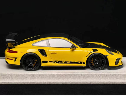 Make Up 1/18 Porsche 911 GT3 RS Resin Model Yellow
