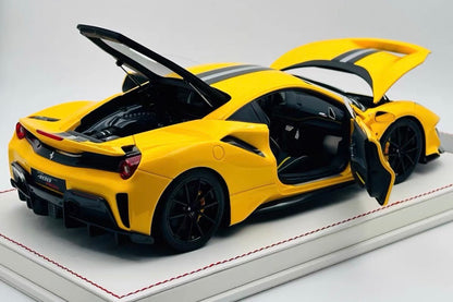 DM Model 1/18 Ferrari 488 Pista Fully Open Resin Model Limited 10