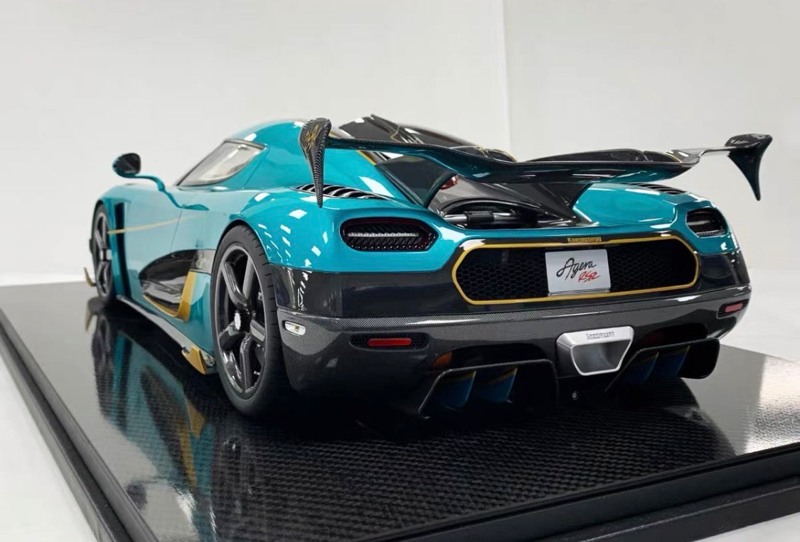 Frontiart 1/8 Koenigsegg Agera RS Ocean Blue Limited Edition Resin Model