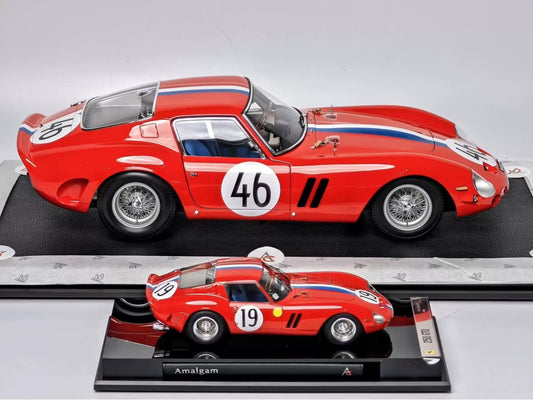 Amalgam 1/8 Ferrari 250 GTO 3943GT Nürburgring Resin Model