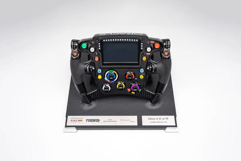 Amalgam 1:1 Red Bull Racing RB19 Formula 1 Steering Wheel Resin Replica (2023)