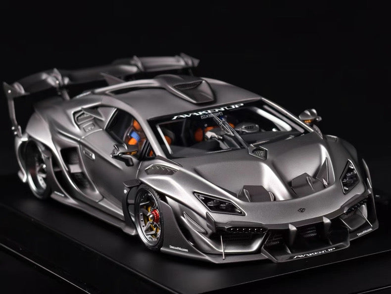 Dreampower 1/18 Lamborghini Huracán Awakenup D661 Grey | Resin Model