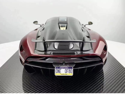 Frontiart 1:8 Koenigsegg Regera Carbon Wine Red Resin Model Limited 50