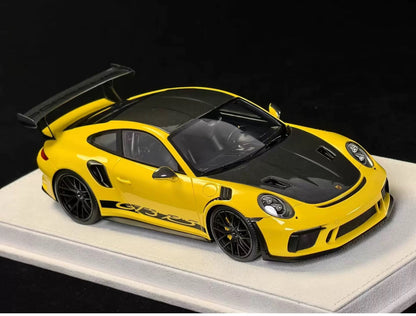 Make Up 1/18 Porsche 911 GT3 RS Resin Model Yellow