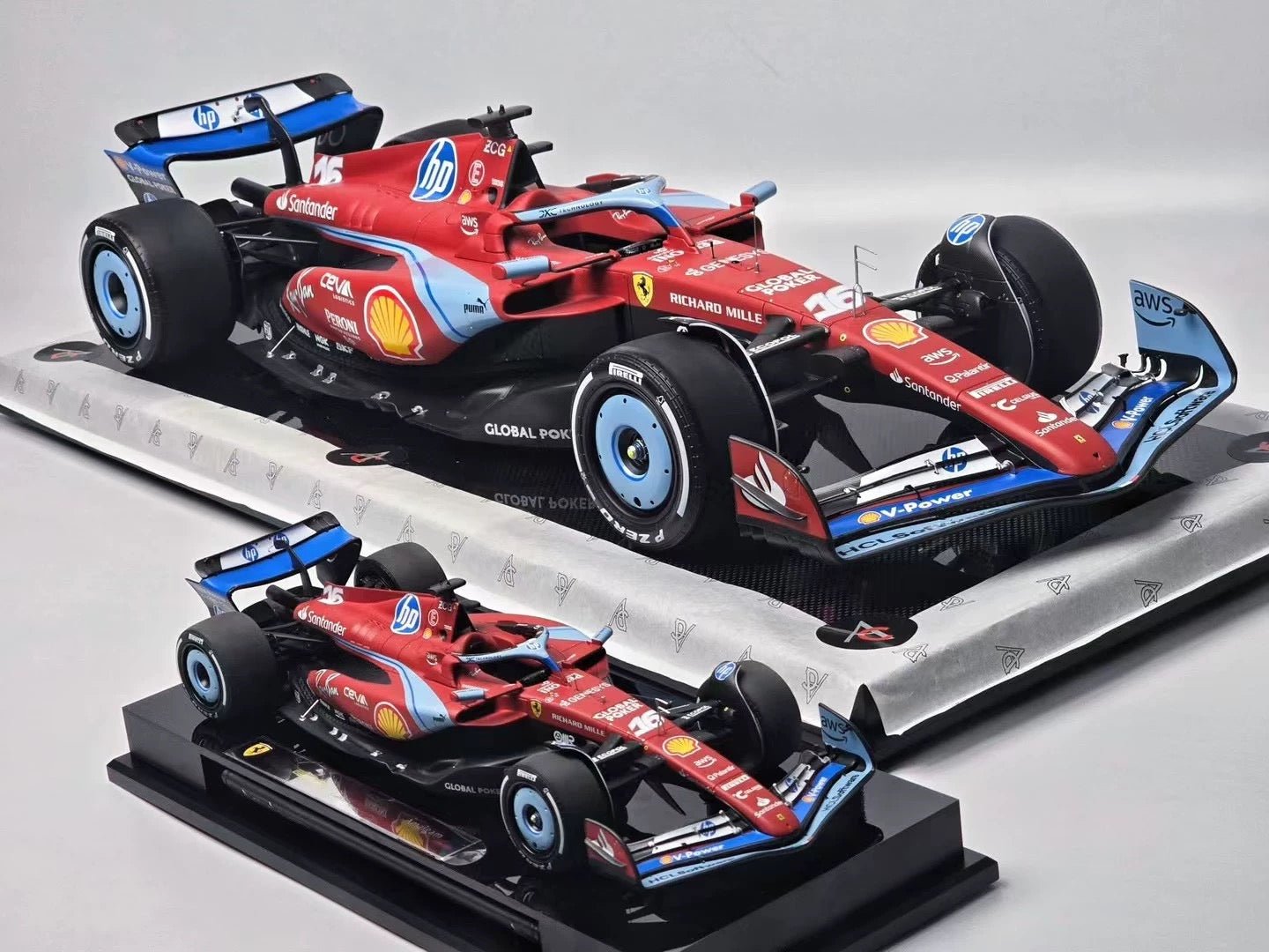Amalgam 1/8 Ferrari SF-24 Formula 1 Resin Model – Carlos Sainz #16