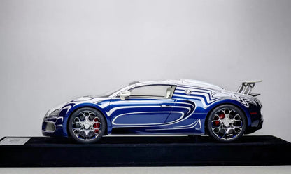 HH 1/18 Bugatti Veyron Resin Model Ceramic Dragon Livery