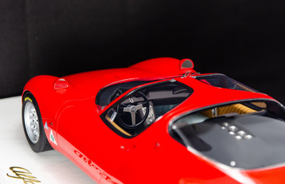 DMH 1/8 Alfa Romeo Tipo 33 Stradale Resin Model – Museum Display Grade