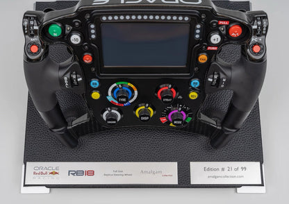 Amalgam 1:1 Red Bull Racing RB18 Formula 1 Steering Wheel Resin Replica